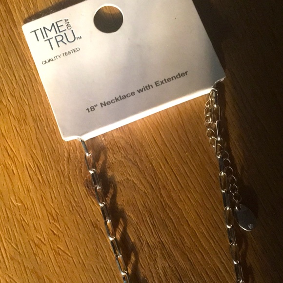 18” Silver Chain Necklace with Extender - Picture 3 of 4